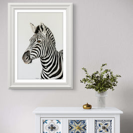 'Never just Black and White'  Zebra Artwork -  Limited Edition