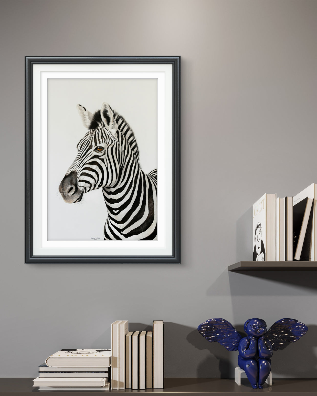 'Never just Black and White'  Zebra Artwork -  Limited Edition
