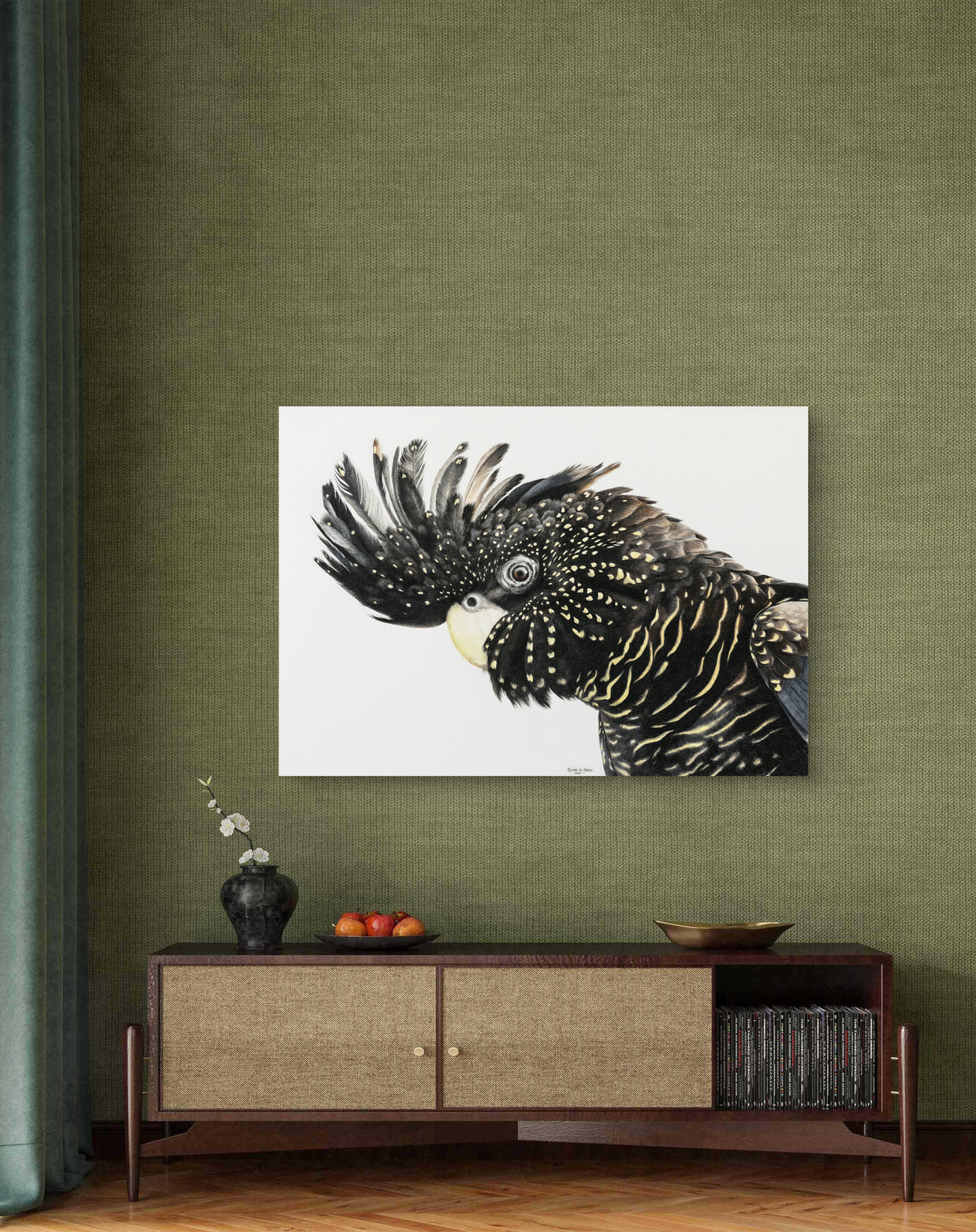 Canvas - Black Cockatoo