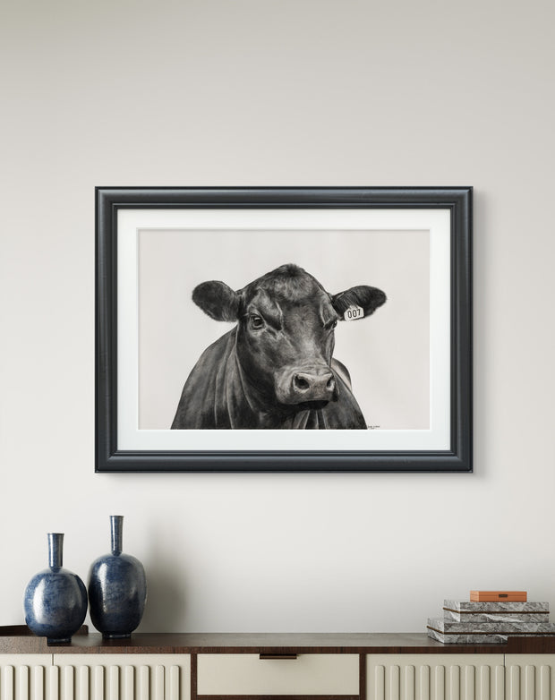 Black Angus Steer 007 - Limited Edition