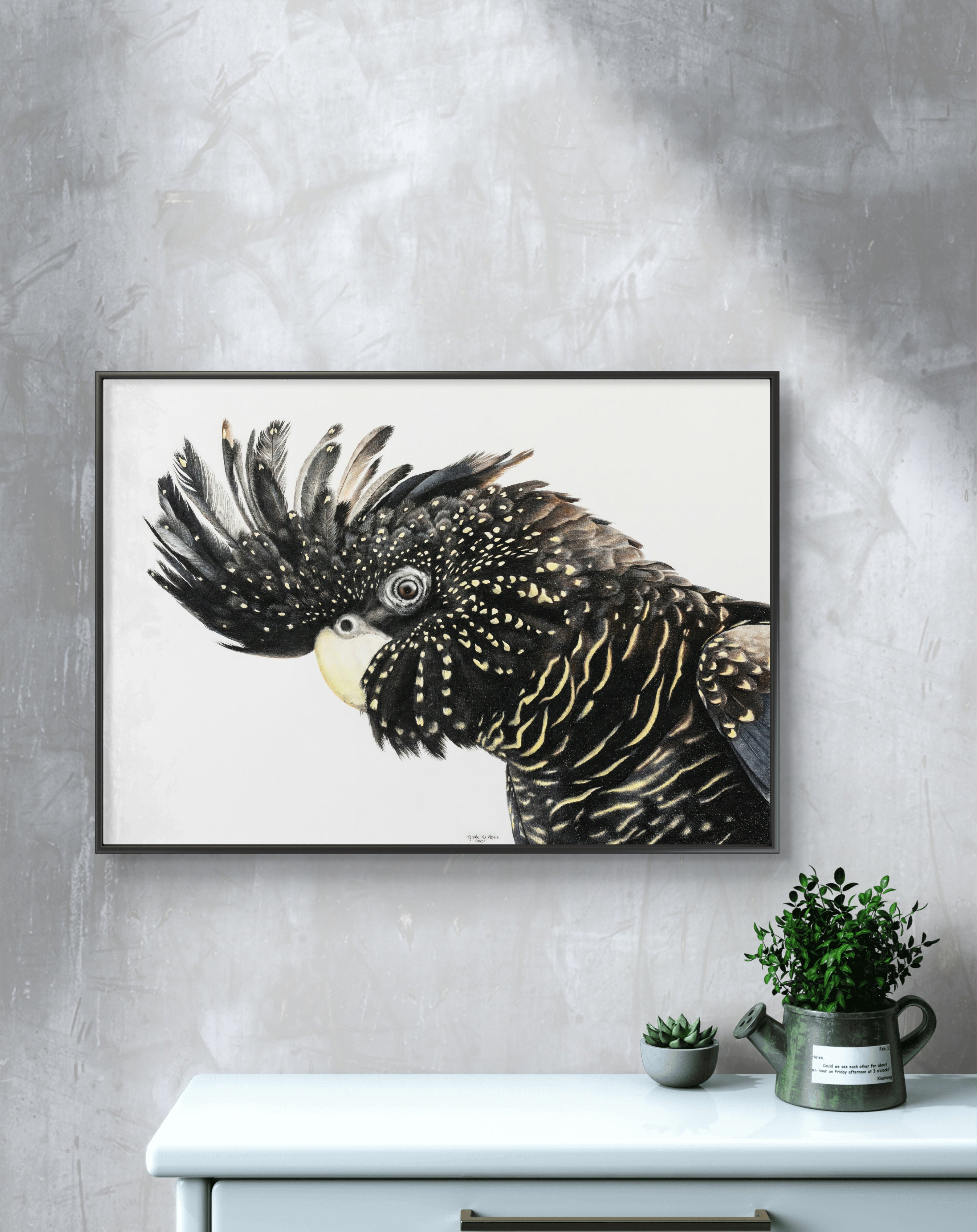 Framed canvas - Mr Casanova