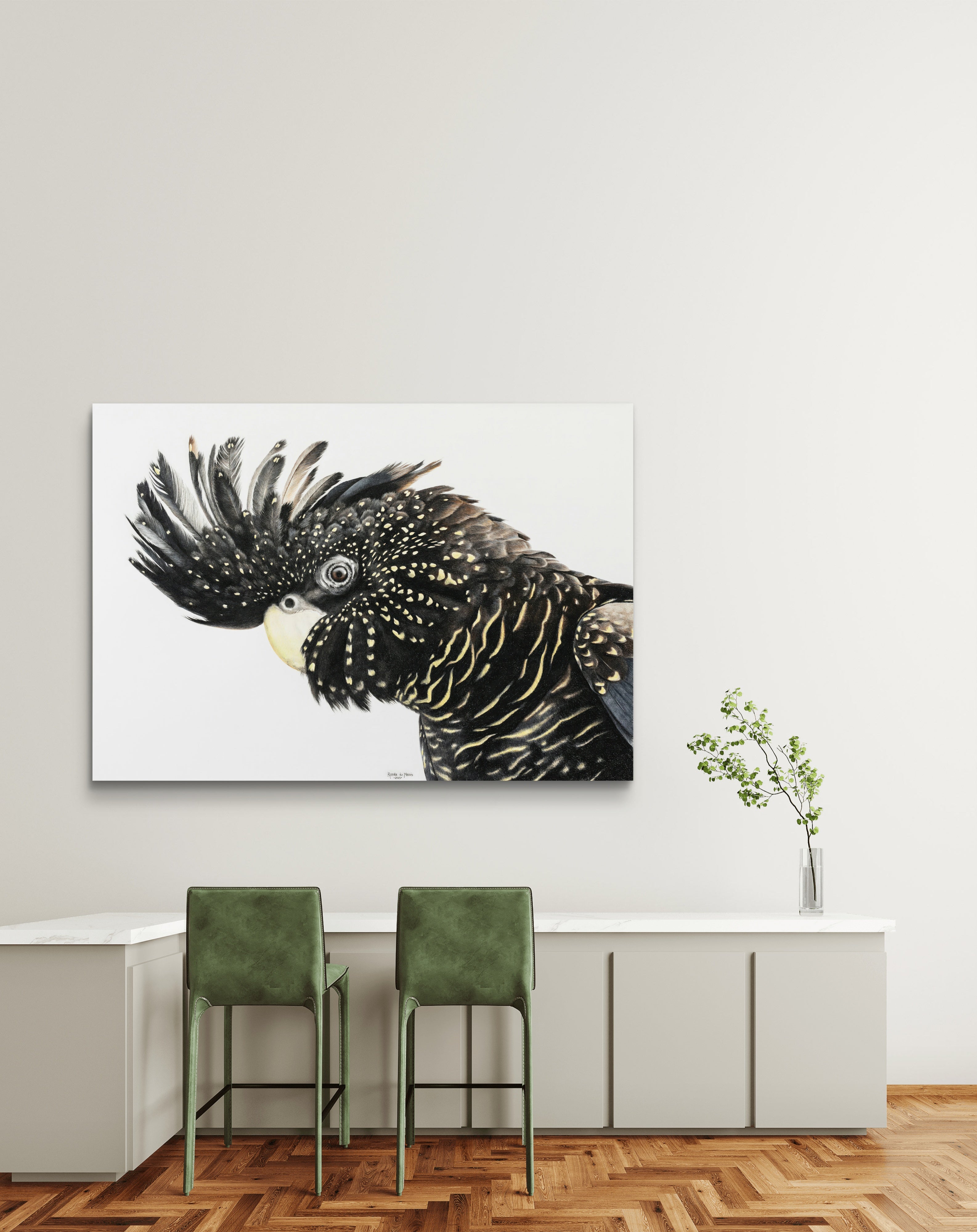 Canvas - Black Cockatoo