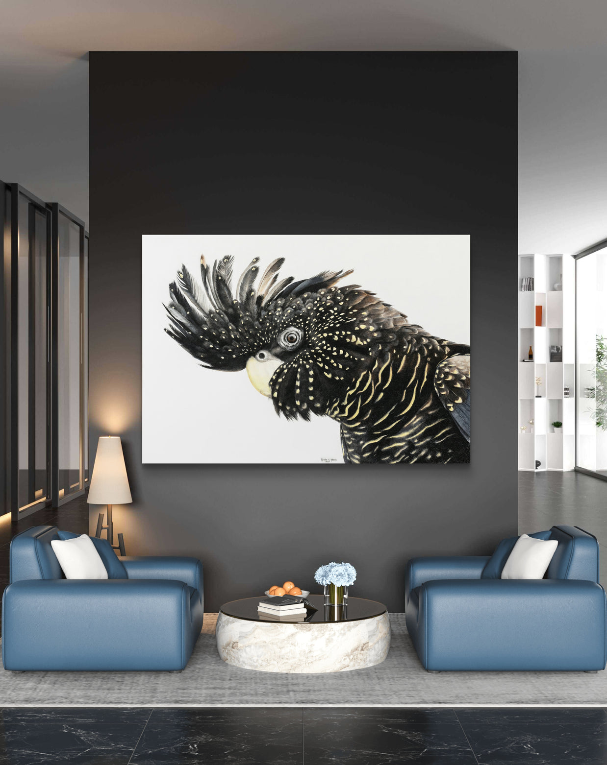 Canvas - Black Cockatoo