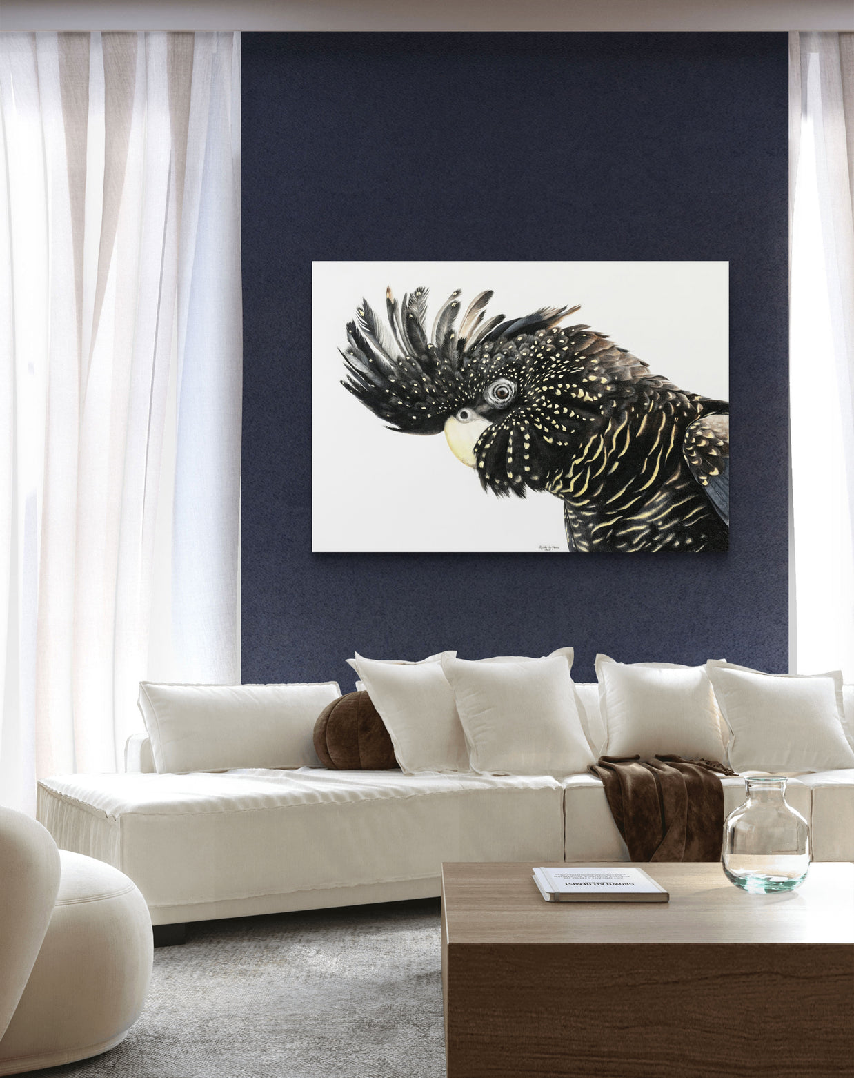 Canvas - Black Cockatoo