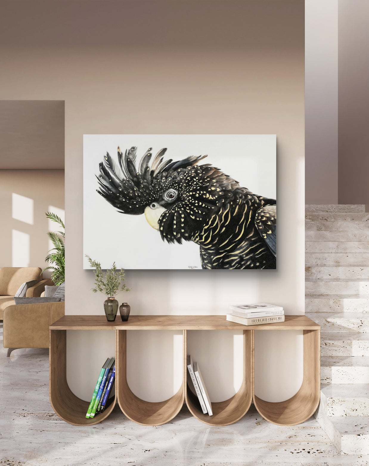 Canvas - Black Cockatoo