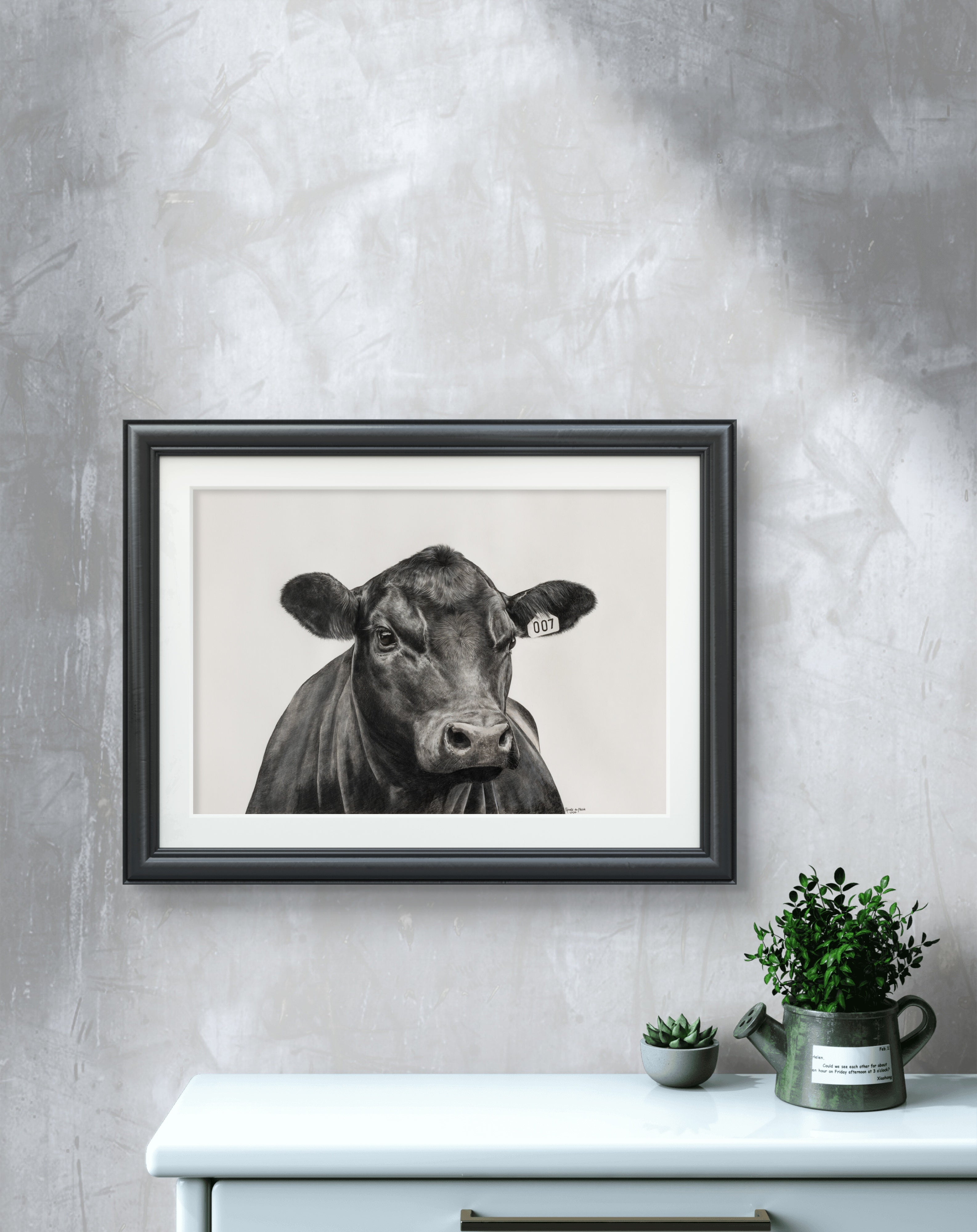 Black Angus Steer 007 - Limited Edition